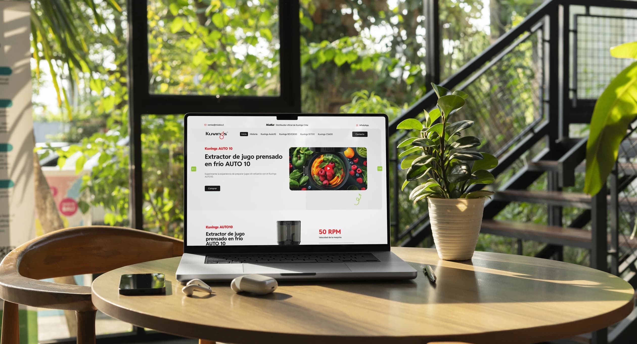Kuvings, el Primer exprimidor lento completo del Mundo